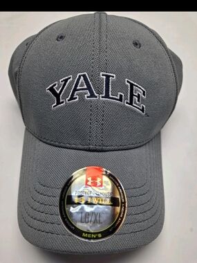 Yale University Under Armour L/xl Fitted Baseball Cap Nwt